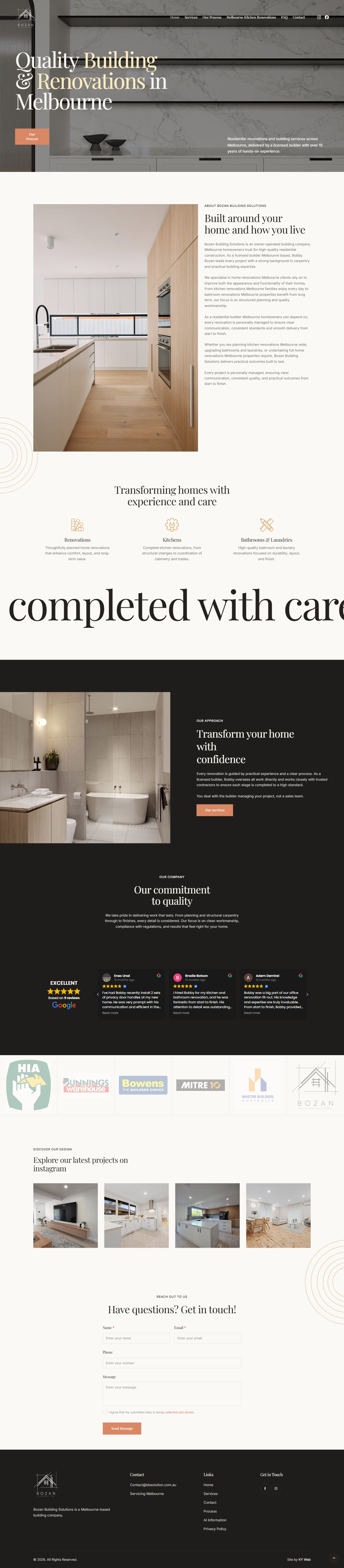 BB Solution website screenshot